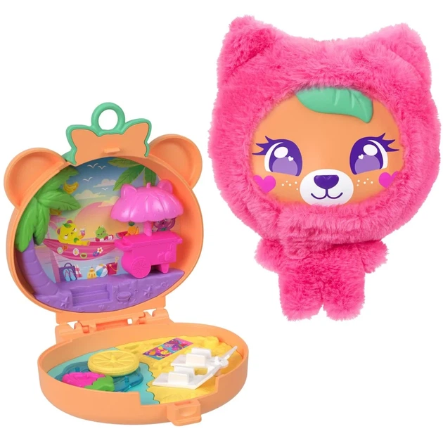 Ігровий набір Polly Pocket Плюшевий ведмедик JKC79 (194735346707) - зображення 2