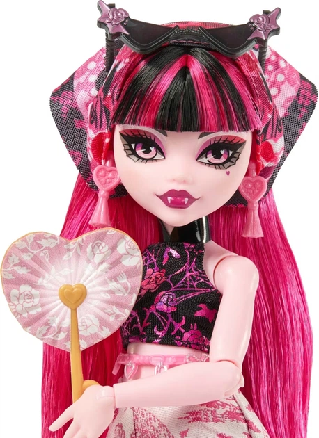 Lalka Monster High Skulltimate Secrets Gore-Geous Oasis Draculaura JDR50 (0194735289042) - obraz 4