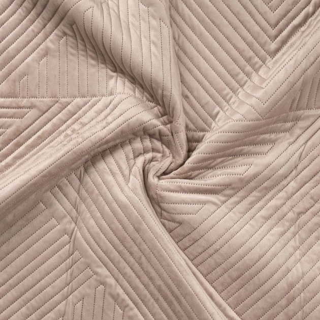 Покривало Homla Aurum вельветове з прошиванням золоте 220 x 240 см (5906496745577) - зображення 4