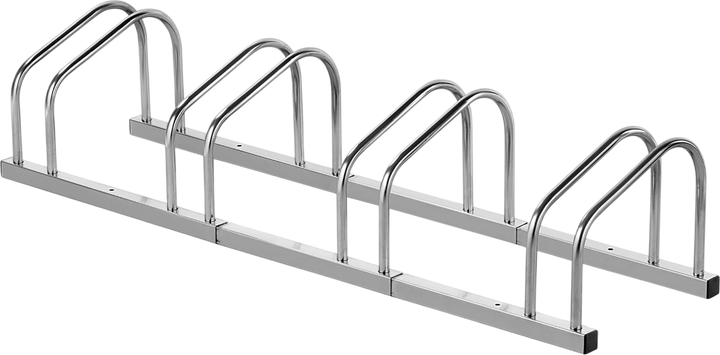 Стійка велосипедий Kadax Lemerie 4 місця срібна (5906638309742) - зображення 2