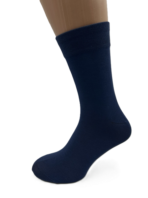 Набір чоловічих бамбукових шкарпеток Cool Socks Bamboo Elite Dark Blue 10 пар темно сині високі розмір 38-42 - изображение 3