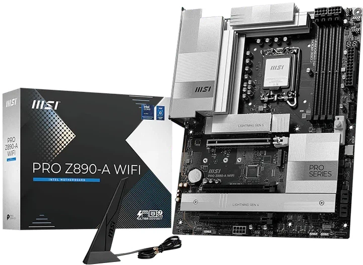 Материнська плата MSI PRO Z890-A WIFI Z890 LGA 1851 (PRO Z890-A WIFI) - зображення 3