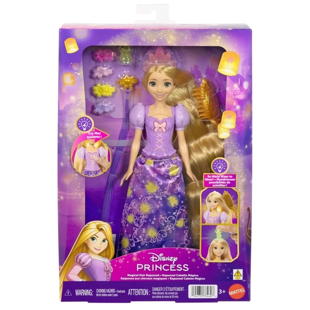 Ігровий набір Disney Princess Чарівне волосся Рапунцель 27.5 см JHL46 (194735334698) - зображення 2