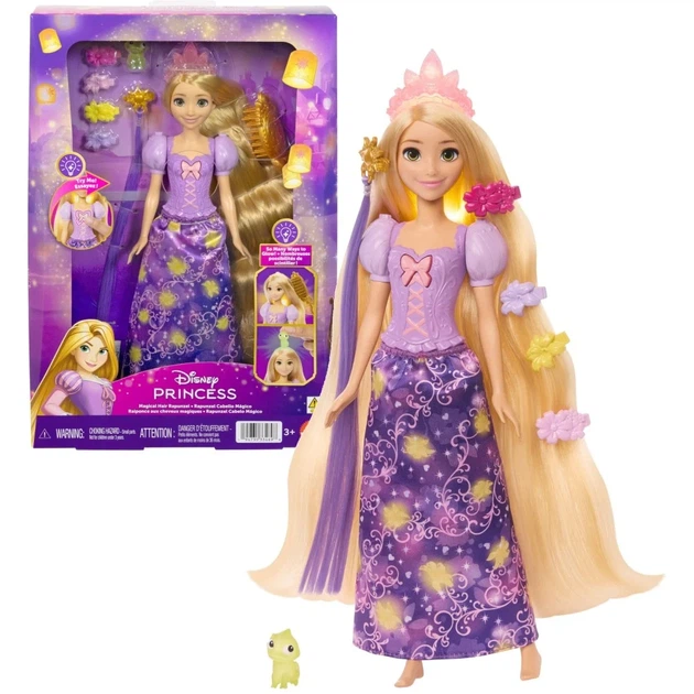 Ігровий набір Disney Princess Чарівне волосся Рапунцель 27.5 см JHL46 (194735334698) - зображення 3