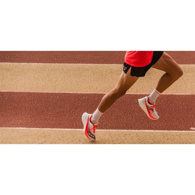 Носки спортивные с защитой от мозолей Compressport Pro Marathon Socks V2.0 Fluo red/white L (100081353) - изображение 5