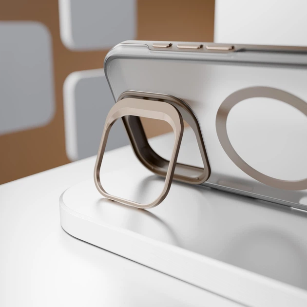 Чохол Etteri Morning Fog для Apple iPhone 16 Pro Brown (5907582342144) - зображення 4