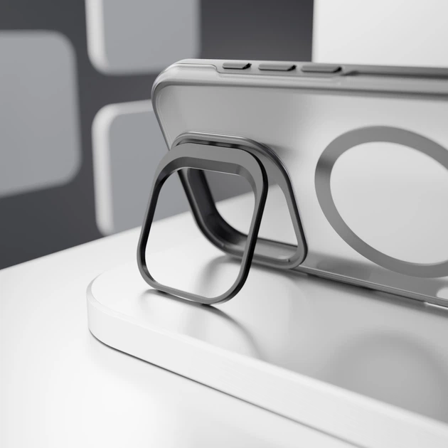 Чохол Etteri Morning Fog для Apple iPhone 16 Pro Black (5907582341901) - зображення 4