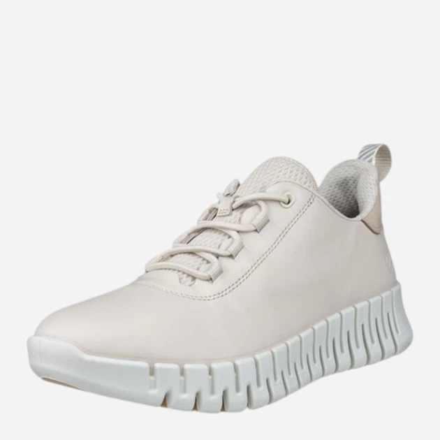 Sneakersy damskie skórzane do kostki ECCO Gruuv W 21820360720 41 Beżowe (194891194914) - obraz 2