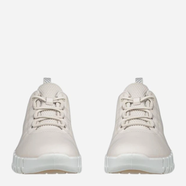 Sneakersy damskie skórzane do kostki ECCO Gruuv W 21820360720 41 Beżowe (194891194914) - obraz 4