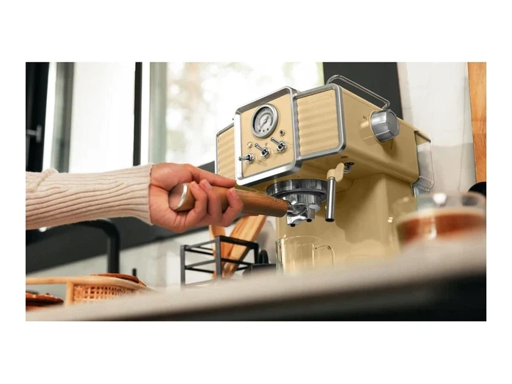 Кофеварка Cecotec Power Espresso 20 Tradizionale Light Yellow - зображення 3