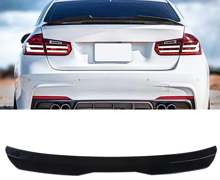 Спойлер на заднє скло універсальний (Gloss Black) Rear Roof Lip Strip дефлектор даху - зображення 6