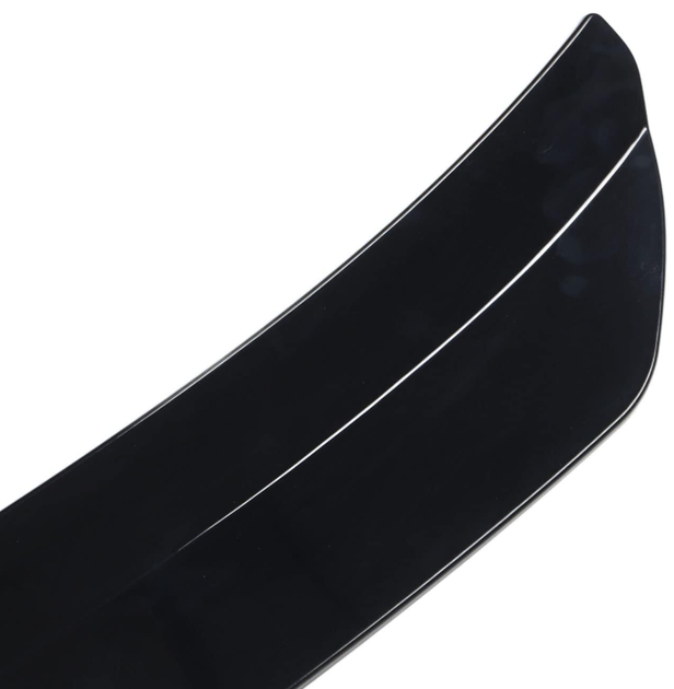 Спойлер на заднє скло універсальний (Gloss Black) Rear Roof Lip Strip дефлектор даху - зображення 8