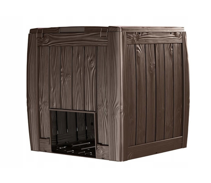 Компостер садовий KETER DECO 340л. 231600 компостний ящик з основою (дном), бак, контейнер для компоста - Фото 7 Компостер садовий KETER DECO 340л. 231600 компостний ящик з основою (дном), бак, контейнер для компоста - зображення 7