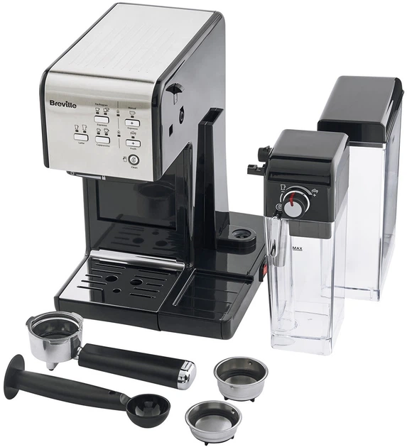 Рожковая кофеварка эспрессо Breville PrimaLatte II VCF108X - Фото 6 Рожковая кофеварка эспрессо Breville PrimaLatte II VCF108X - изображение 6