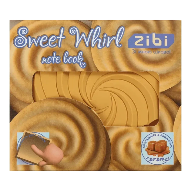 Блокнот ZiBi Sweet Whirl 90x90 мм 80 аркушів нелінований ароматизований Soft Touch обкладинка ZB.12470-49 - Фото 5 Блокнот ZiBi Sweet Whirl 90x90 мм 80 аркушів нелінований ароматизований Soft Touch обкладинка ZB.12470-49 - изображение 5