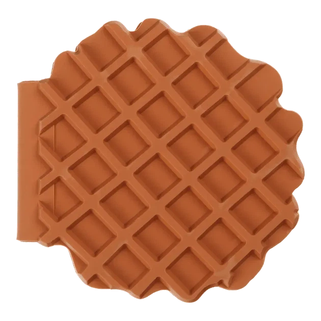 Блокнот ZiBi Chocolate Waffle 90x90 мм 80 аркушів нелінований ароматизований Soft Touch обкладинка ZB.12470-40 - изображение 2
