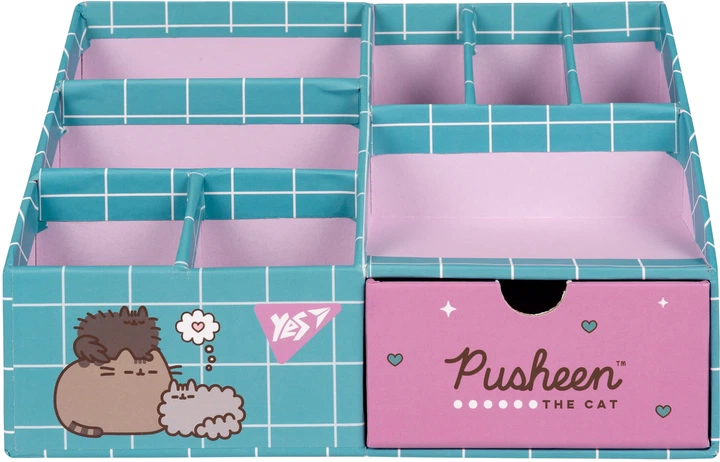 Органайзер настільний Yes Pusheen 8 відділень картон 708222 - Фото 2 Органайзер настільний Yes Pusheen 8 відділень картон 708222 - изображение 2