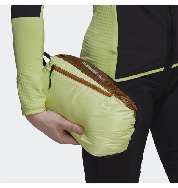 Микропуховик женский Terrex W Techrock Year-Round Primaloft коричневый M - изображение 8