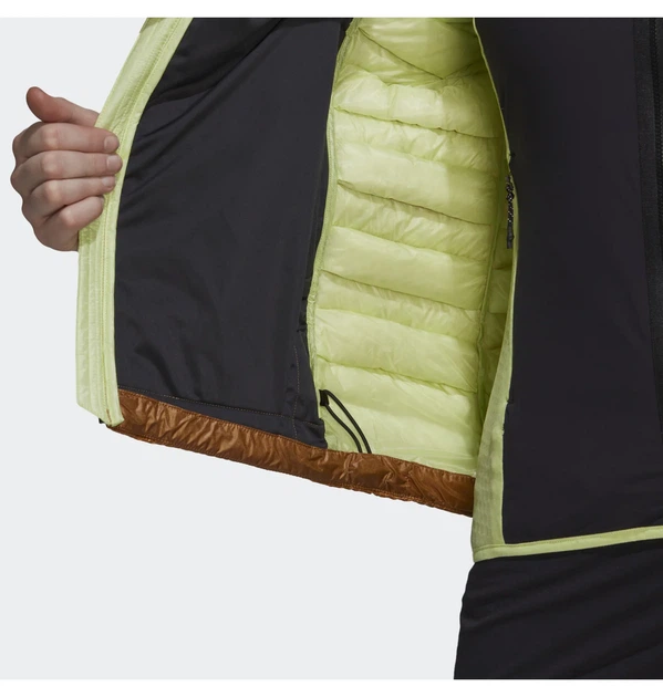 Микропуховик женский Terrex W Techrock Year-Round Primaloft коричневый M - изображение 9