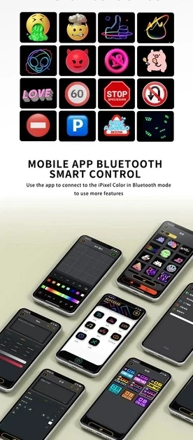 LED-табло на стекло Bluetooth - программируемая бижущая строчка для авто, магазина, витрины, управления с телефона (Android/iOS) - изображение 8