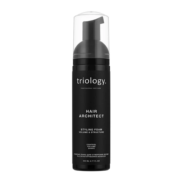 Стайлінг-пінка для створення обʼєму та структурування волосся Hair Architect Triology. 200мл - Фото 1 Стайлінг-пінка для створення обʼєму та структурування волосся Hair Architect Triology. 200мл - зображення 1