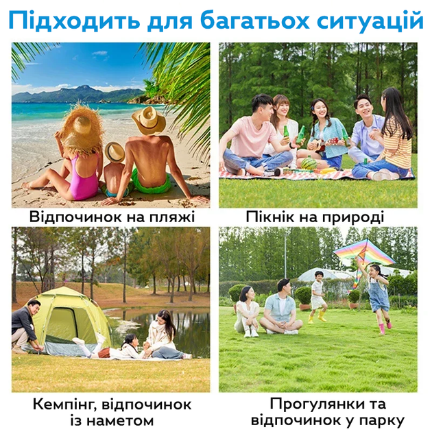 Складаний килимок для сидіння RIAS TSC-039 XPE 39x29 см Green (3_07929) - Фото 8 Складаний килимок для сидіння RIAS TSC-039 XPE 39x29 см Green (3_07929) - зображення 8