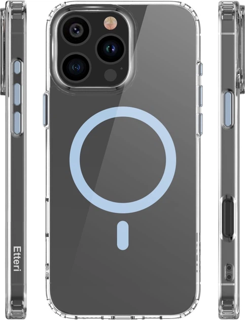 Панель Etteri Color Mag для Apple iPhone 16 Pro Light Blue/Transparent (5906961964700) - зображення 4