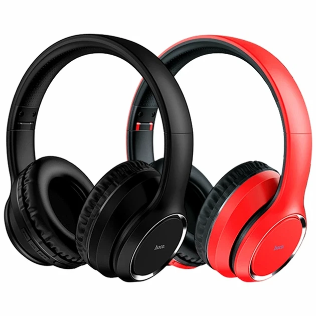 Bluetooth стерео гарнітура Hoco W28 250 mah 10 годин роботи червоний пластик - Фото 2 Bluetooth стерео гарнітура Hoco W28 250 mah 10 годин роботи червоний пластик - зображення 2