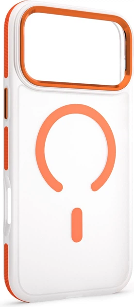 Etui plecki Etteri Icy Mag Case do Apple iPhone 16 Orange (GSM196778) - obraz 2
