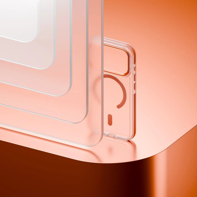 Etui plecki Etteri Icy Mag Case do Apple iPhone 16 Orange (GSM196778) - obraz 5