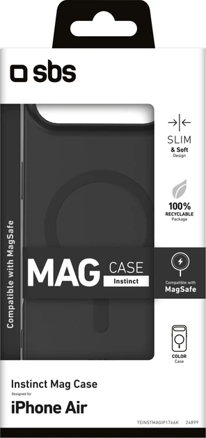 Etui SBS Instinct Mag do Apple iPhone Air Black (TEINSTMAGIP1766K) - obraz 2