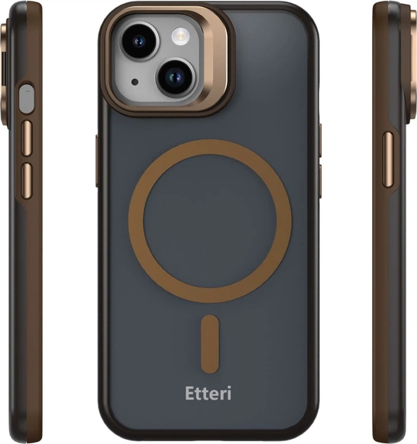 Панель Etteri Morning Fog Сase для Apple iPhone 14 Brown (GSM196679) - зображення 3