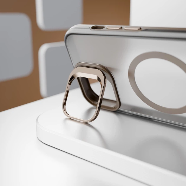 Etui plecki Etteri Morning Fog Case do Apple iPhone 14 Pro Brown (GSM196680) - obraz 5