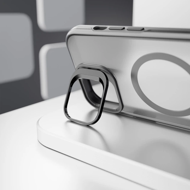 Etui plecki Etteri Morning Fog Case do Apple iPhone 14 Pro Black (GSM196665) - obraz 5