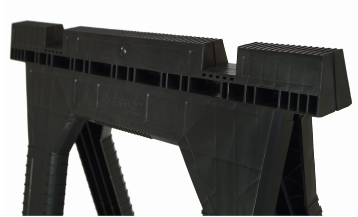 Козлики будівельні навантаженням до 175 кг 78.2х58.2 Qbrick System (5901238257257) складаються, з полицею для інструментів - зображення 10