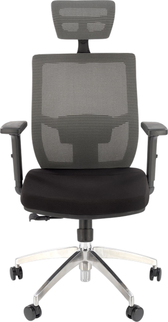 Fotel biurowy Halmar Admiral Popielato-czarny (V-CH-ADMIRAL-FOT) - obraz 2