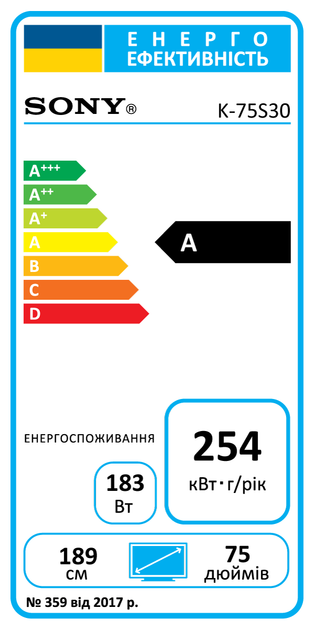 Телевизор Sony 75" BRAVIA 3 K-75S30 - Фото 2 Телевизор Sony 75" BRAVIA 3 K-75S30 - изображение 2