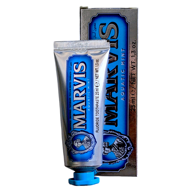 Зубна паста морська м'ята MARVIS dent viaggio blu acquatic mint 25 мл.