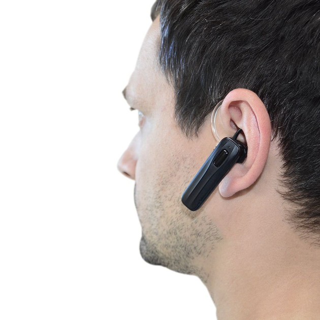 Bluetooth-гарнітура PNI BT-MIKE 7500 з мікрофоном і PTT, dual channel, сумісна з PNI BT-DONGLE 8001 та мобільними телефонами, чорн - зображення 4