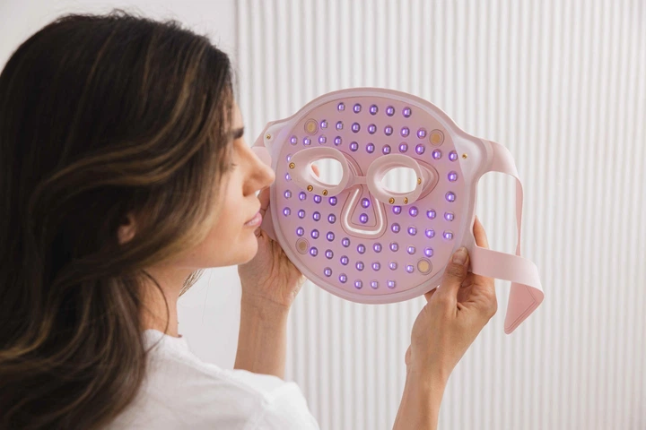 Світлодіодна LED маска для мікрострумової фототерапії Beautifly Aura Glam (5903003702542) - зображення 9