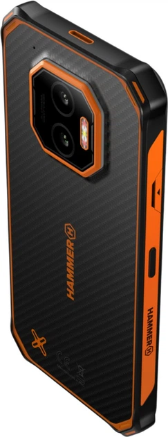 Мобільний телефон Hammer Energy X2 6/128GB Black-Orange (TEL001059) - зображення 5