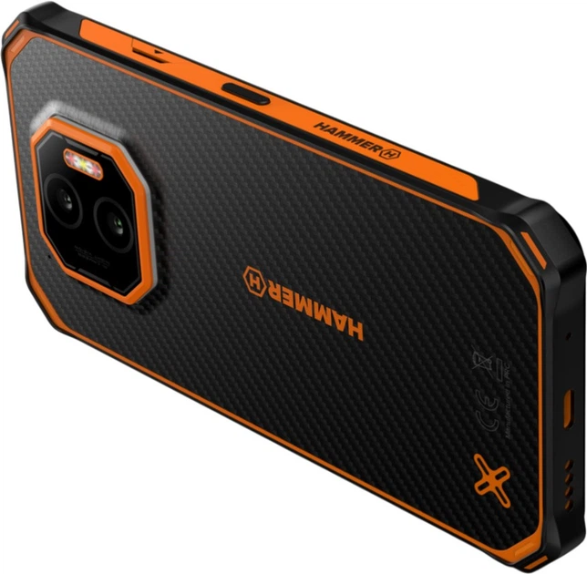 Мобільний телефон Hammer Energy X2 6/128GB Black-Orange (TEL001059) - зображення 16