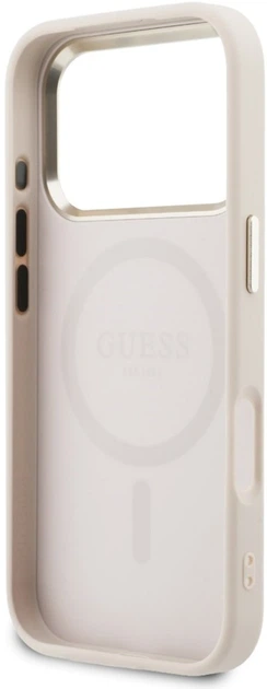 Чохол Guess Perforated 4G MagSafe для Apple iPhone 17 Pro Pink (GUHMP17L5PG4SRGP) - зображення 7