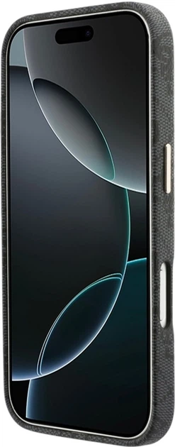 Etui Guess 4G Script MagSafe do Apple iPhone 17 Pro Max Black (GUHMP17X5P4FWMSK) - obraz 5