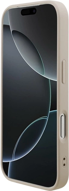 Etui Guess 4G Strap Triangle Logo MagSafe do Apple iPhone 17 Pro Pink (GUHMP17LP4TSDPPSP) - obraz 4