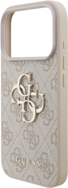 Etui Guess 4G Strap 4G Classic Logo do Apple iPhone 17 Pro Pink (GUHCP17LP4GMGSP) - obraz 5