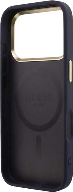 Etui Guess Perforated 4G MagSafe do Apple iPhone 17 Pro Blue (GUHMP17L5PG4SRGB) - obraz 7
