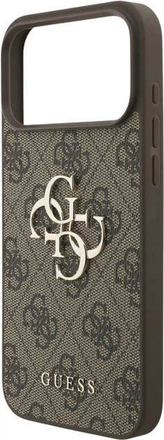 Чохол Guess 4G Big Logo для Apple iPhone 17 Pro Max Brown (GUHCP17X4GMGBR) - зображення 6