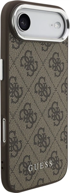 Чохол Guess 4G Classic Logo MagSafe для Apple iPhone Air Brown (GUHMP17MP4GSSMCW) - зображення 4