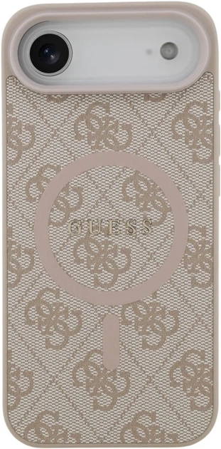 Etui Guess 4G Ring Classic Logo MagSafe do Apple iPhone Air Pink (GUHMP17MG4GFRP) - obraz 3
